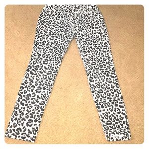 Girls Children’s Place Leopard Skinny Pants